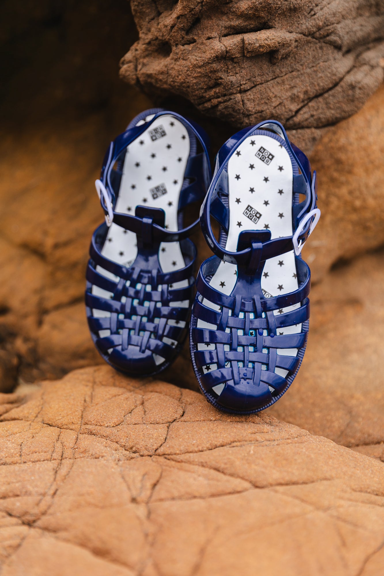 Sandals - Méduses Blue PVC