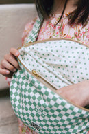 Bum bag - checkerboard Green