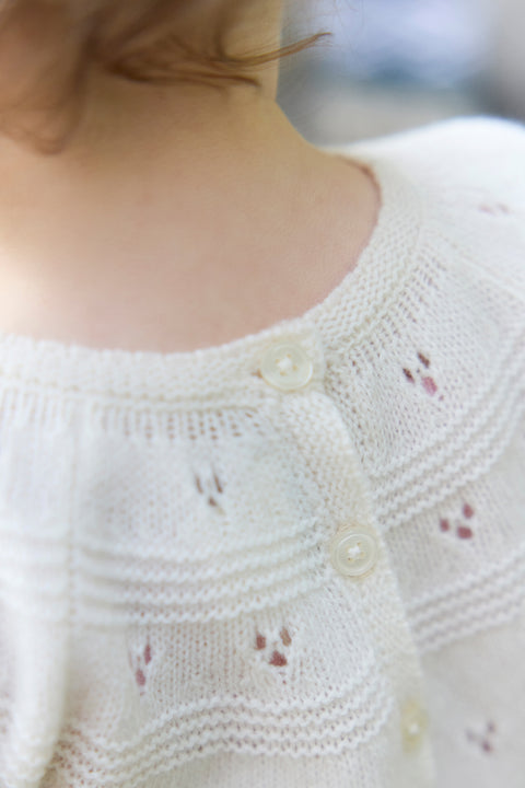 Combinaison - bébé détail ajouré laine et coton - Image principale