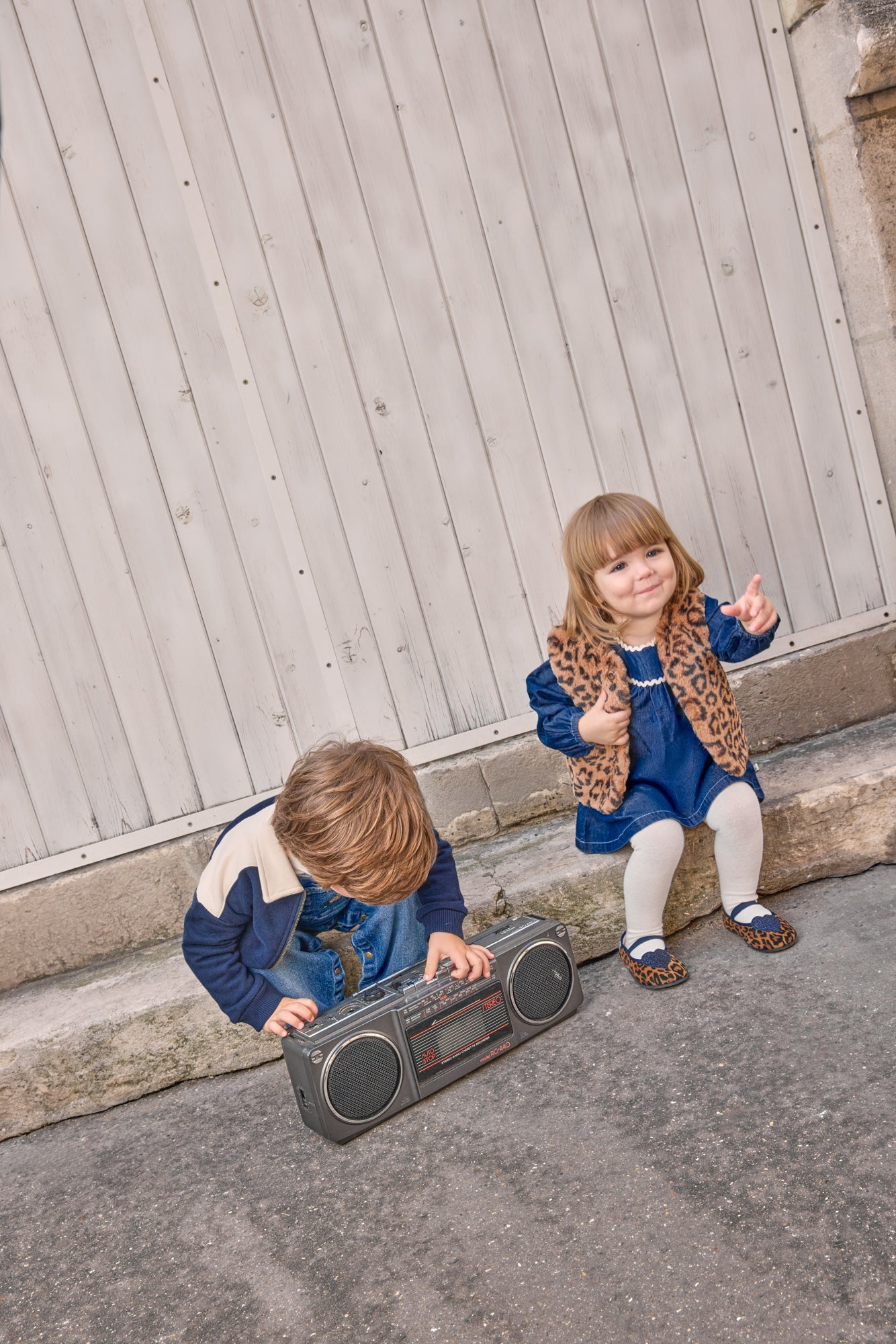 Gilet - Beti Blue Denim Bonton x Lili Scratchy