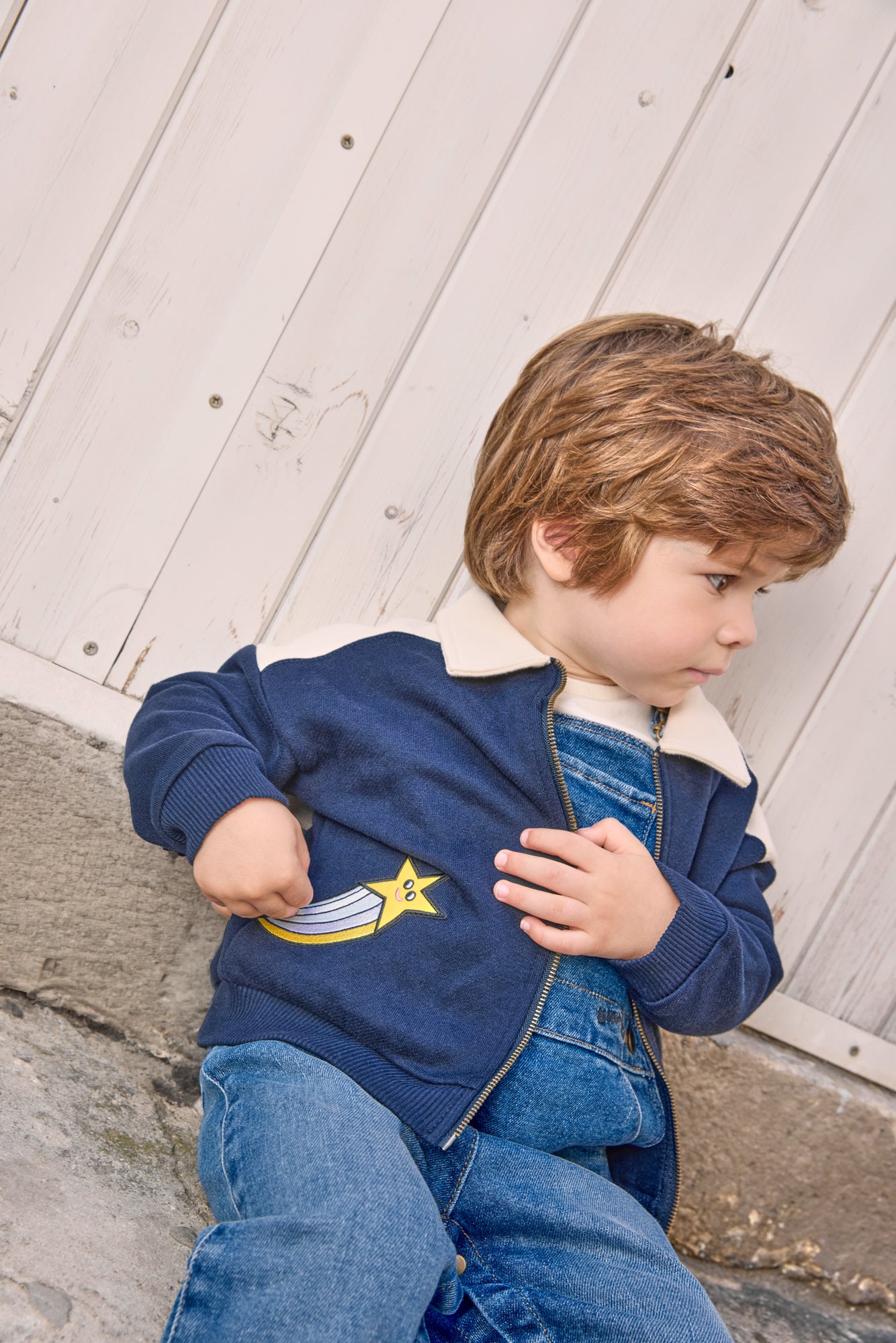 Gilet - Prime Navy Bonton x Lili Scratchy