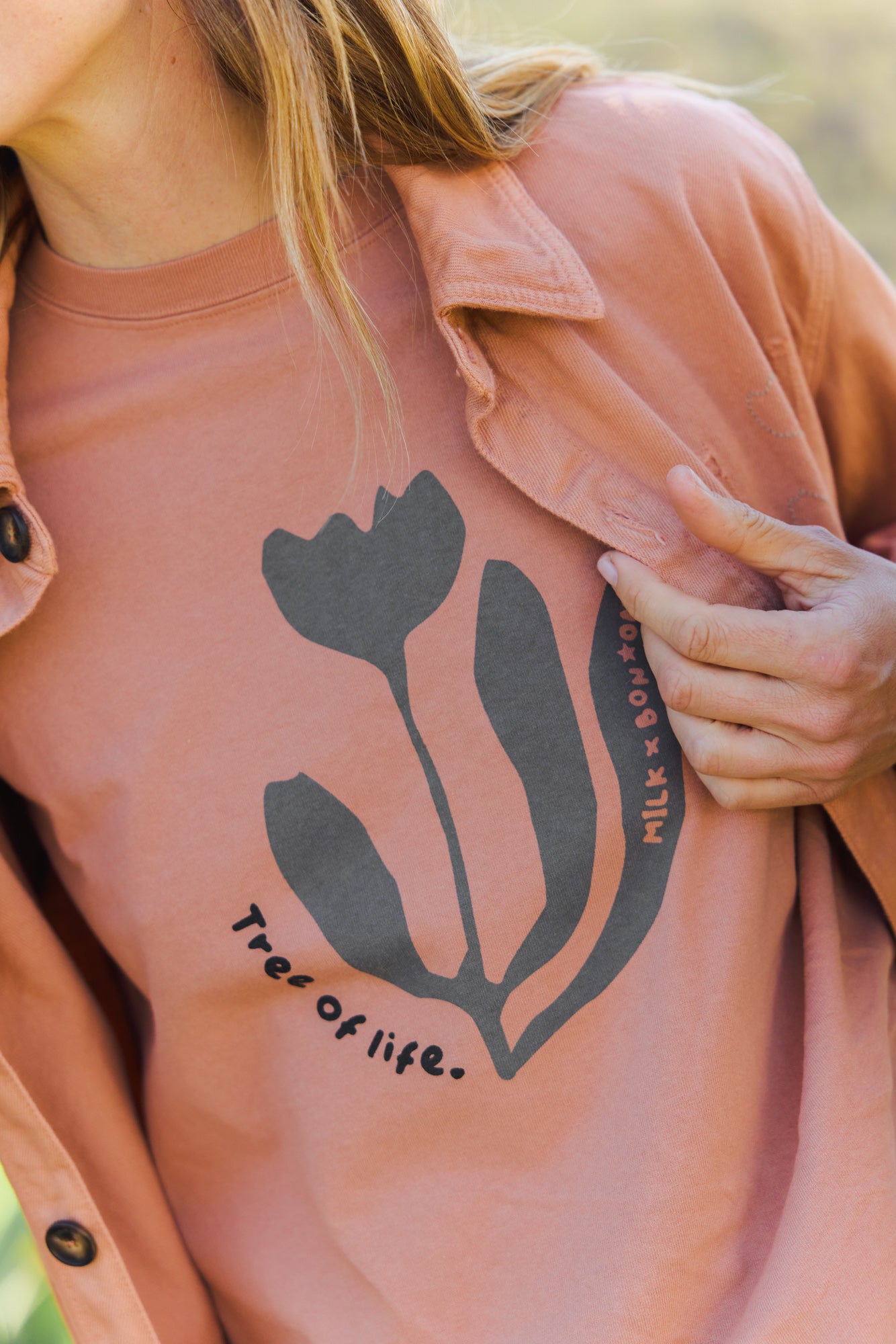 T-shirt - Capucine Woman Cachou Bonton X Milk
