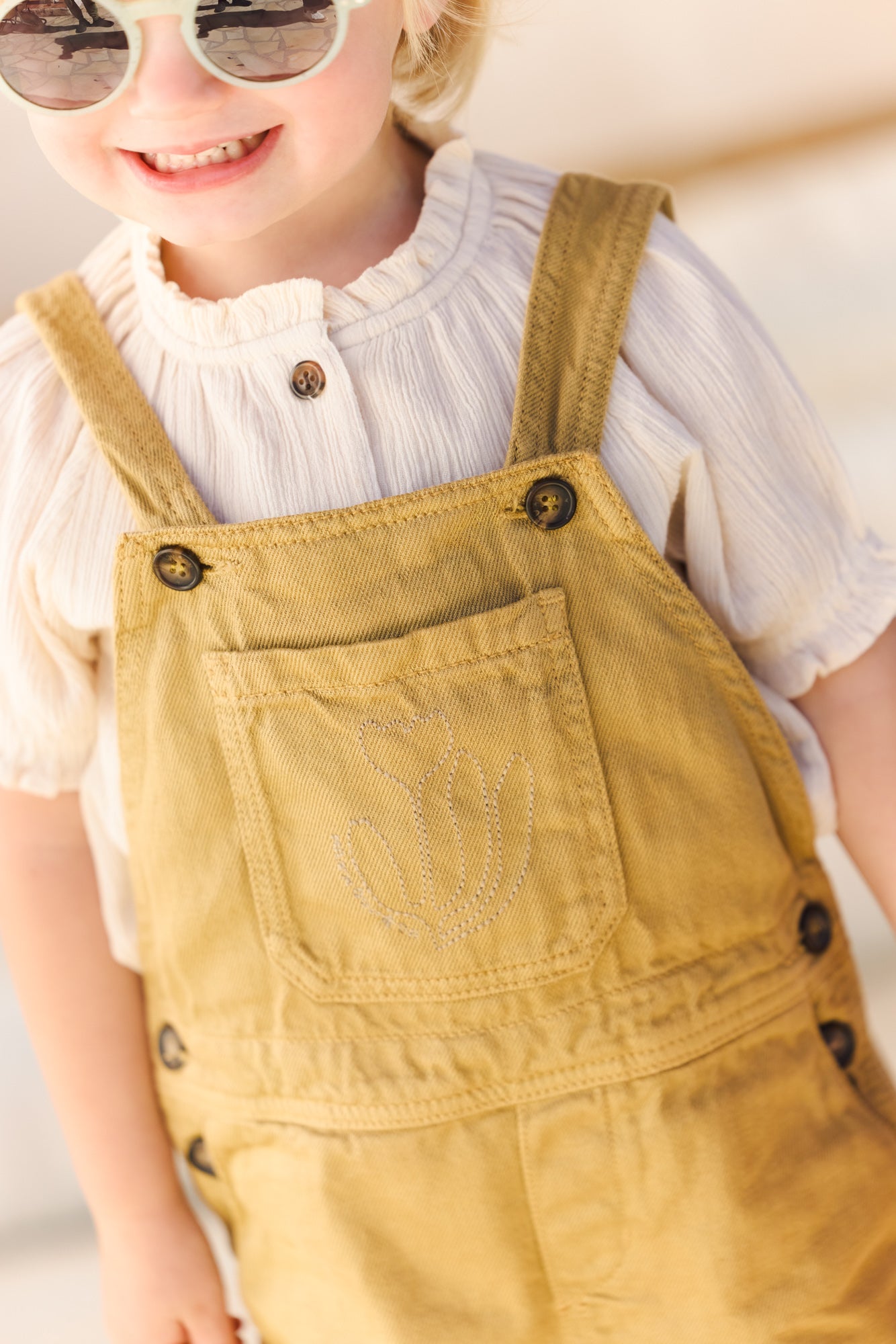 Dungaree - Eglantine Chataigner Bonton X Milk
