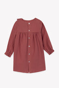 Dress - Long sleeves cotton gauze