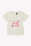 T-shirt - bébé fille en coton biologique imprimé Baby Bloom