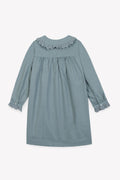 Dress - Girl Poplin embroidered cotton