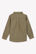 Shirt - striped in cotton canvas chevrons Boy