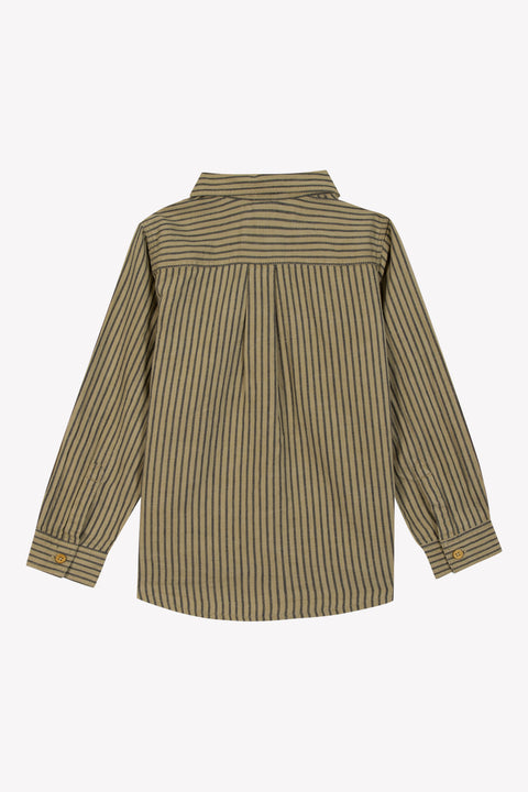 Chemise - rayée en toile de coton chevrons garçon - Image principale