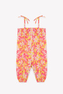 Jumpsuit - in cotton and linen Printe Baby