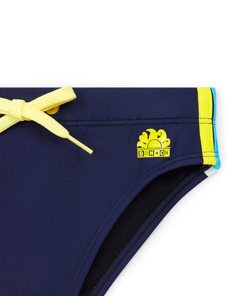 Maillot de bain - bleu marine garçon - Image principale
