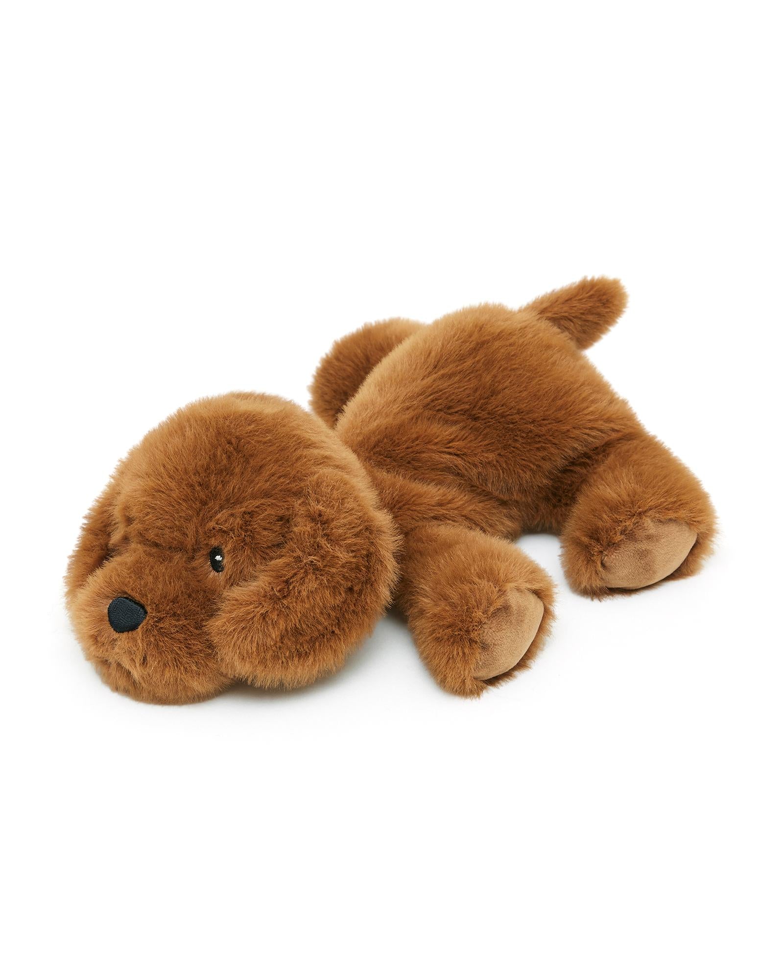 Peluche chien brun