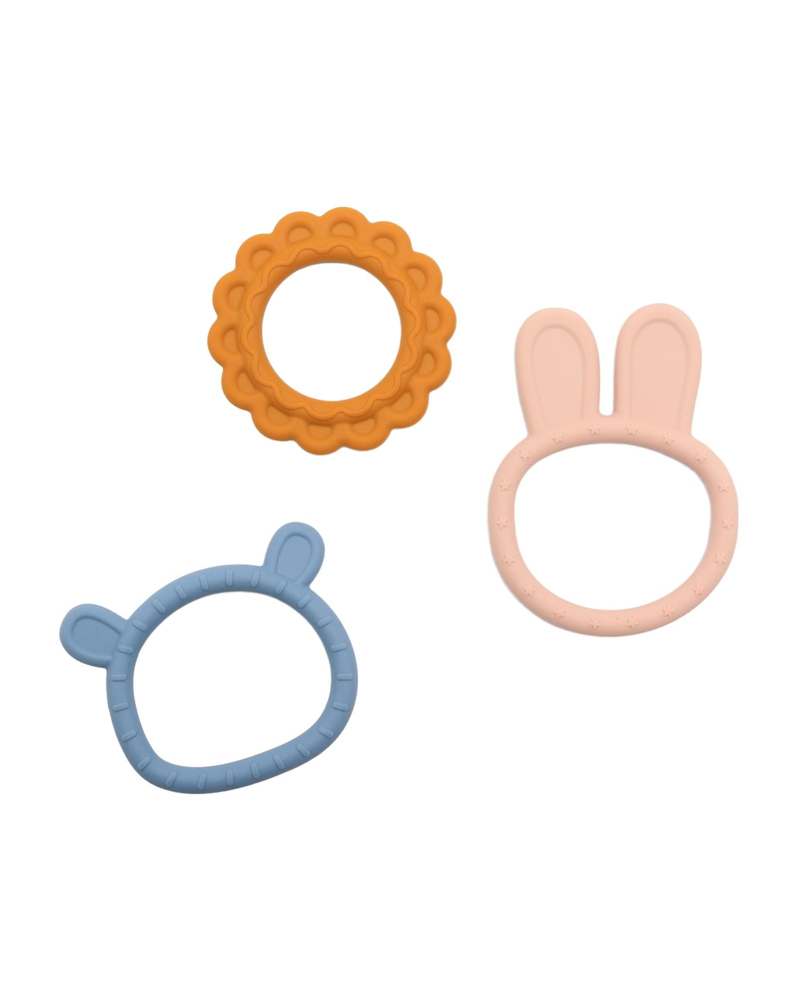 Lot de 3 anneaux en silicone
