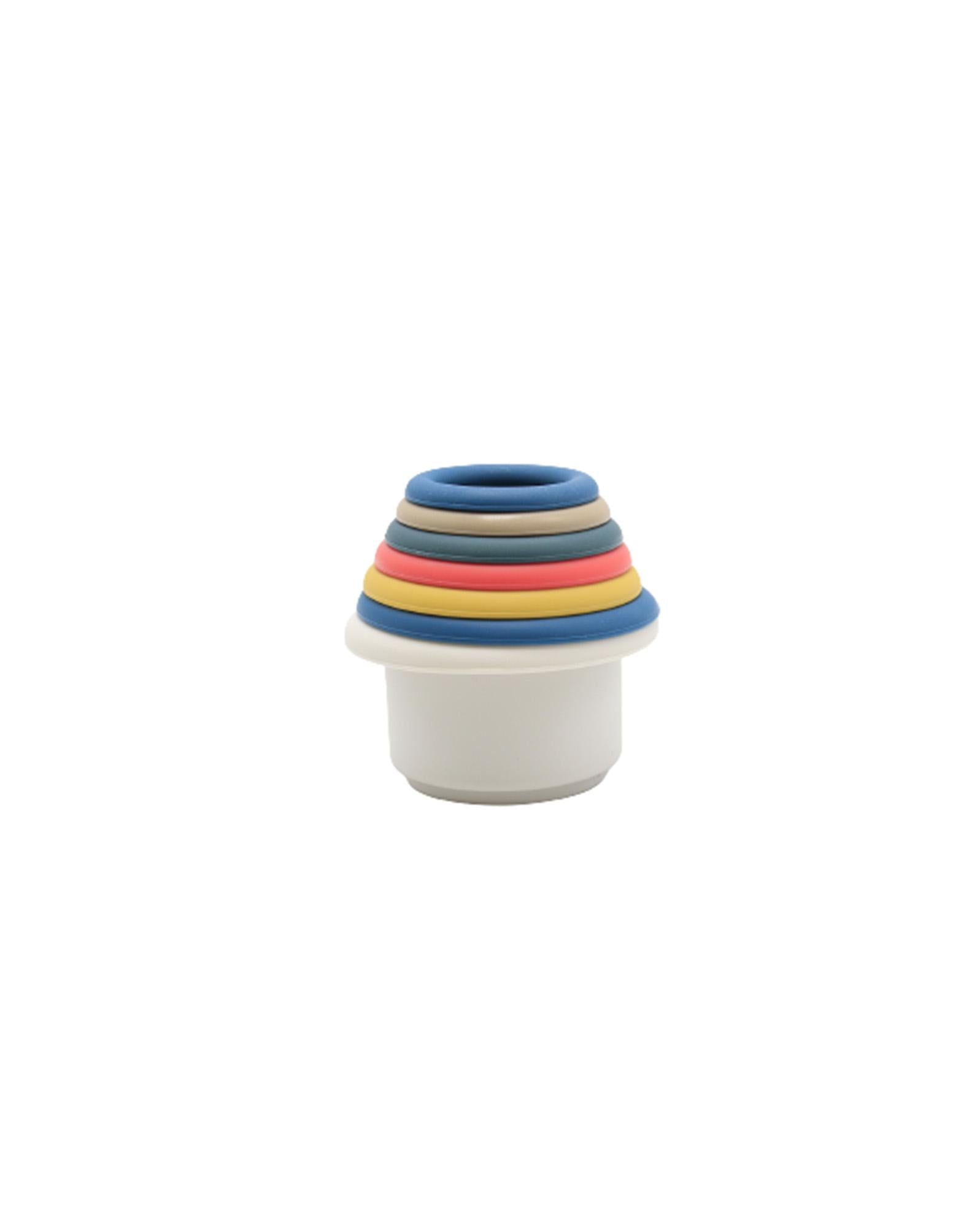 Tasses à empiler en silicone