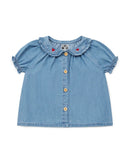 Blouse - bébé double gaze de coton bio