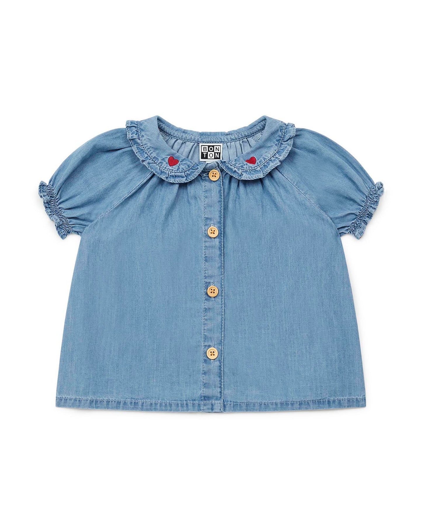 Blouse - bébé double gaze de coton bio