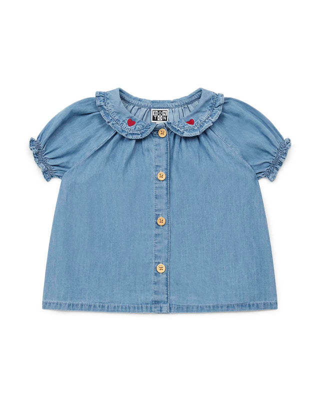 Blouse - bébé double gaze de coton bio - Image principale