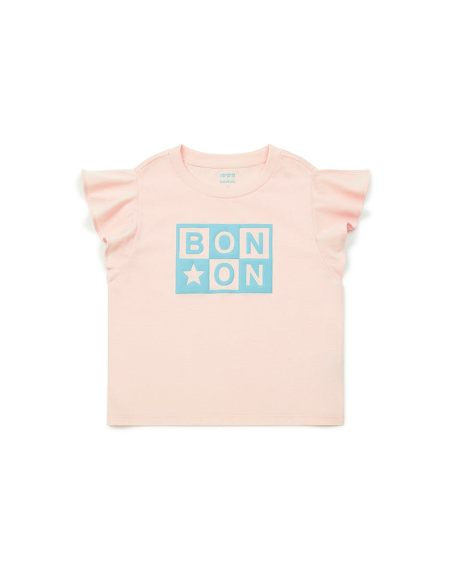 T-shirt - rose coquillage fille - Image principale