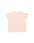 T-shirt - rose coquillage fille