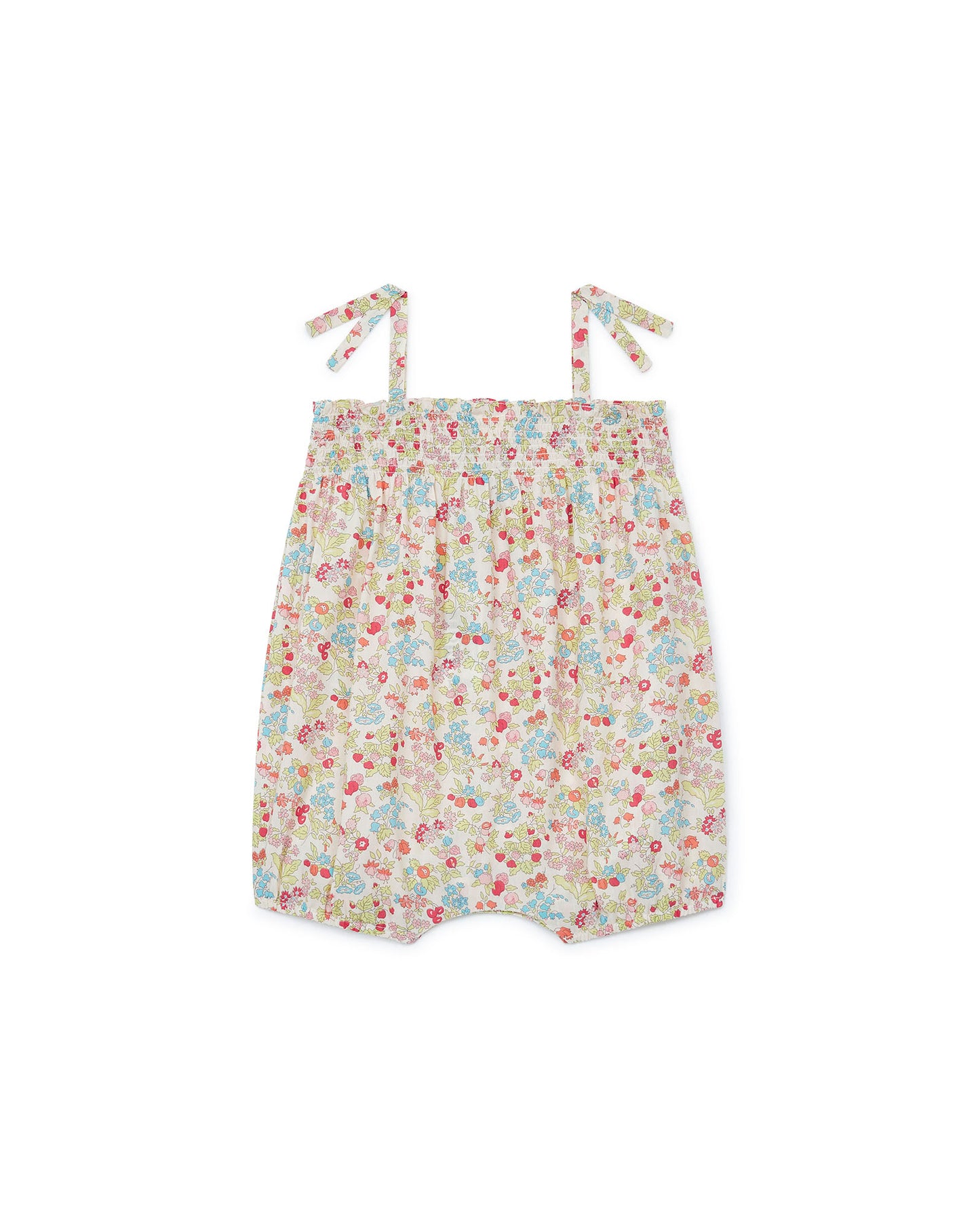 Jumpsuit - in cotton and linen Printe Baby