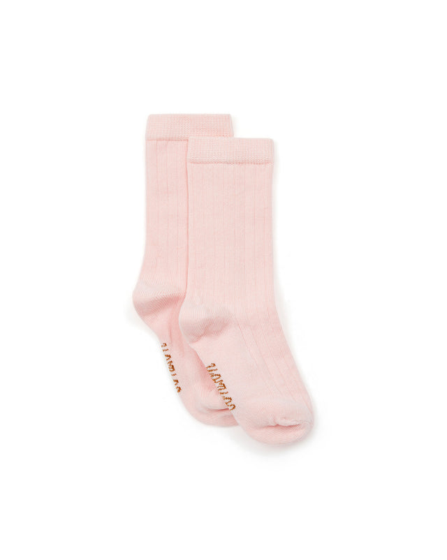 Chaussette - rose coquillage fille - Image principale