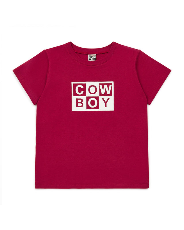 T -shirt - Boy in organic cotton Print - Image principale