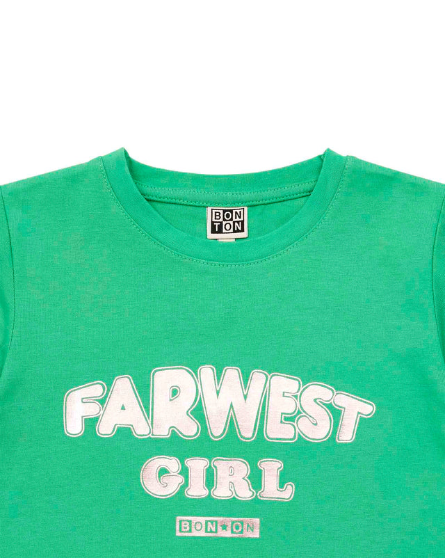 T-shirt - vert fille - Image alternative