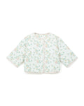 Veste - Bébé rayure seersucker rose