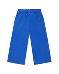 Pantalon - bleu 100% coton fille