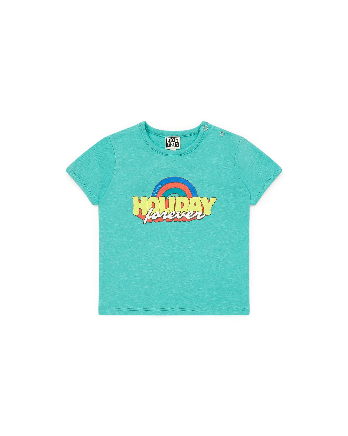 T -shirt - Baby in organic cotton Print Holiday