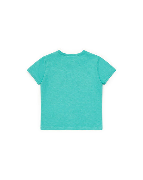 T-shirt - bébé en coton biologique imprimé Holiday - Image principale