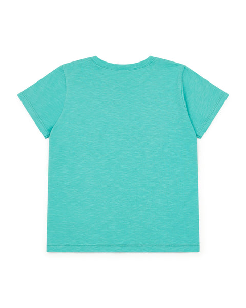 T-shirt - garçon en coton biologique imprimé Holiday - Image principale