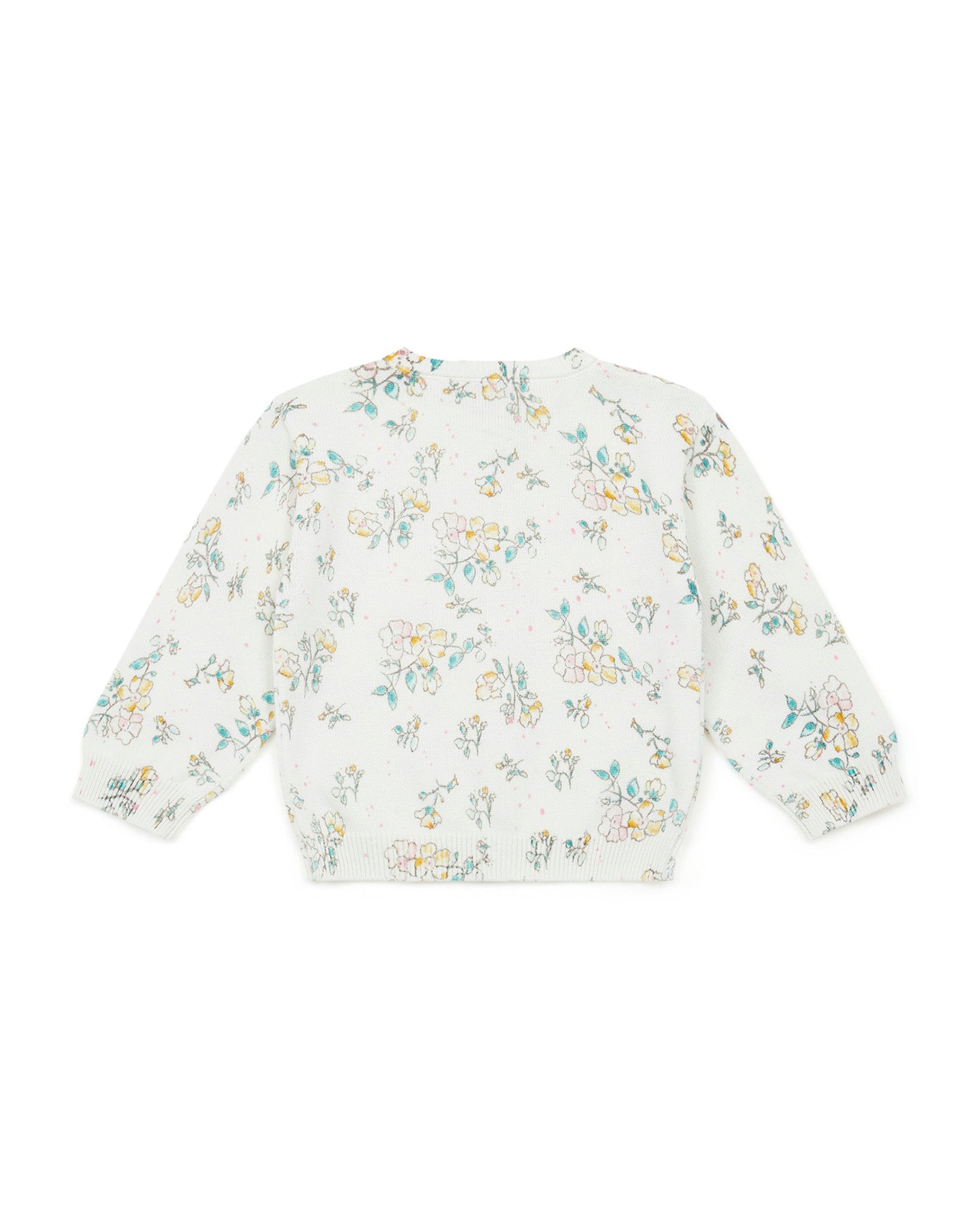 Cardigan - Baby cotton Print flowers