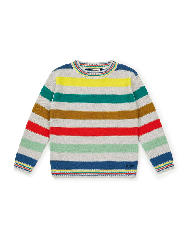 Sweater - Boy Striped organic cotton - Image principale
