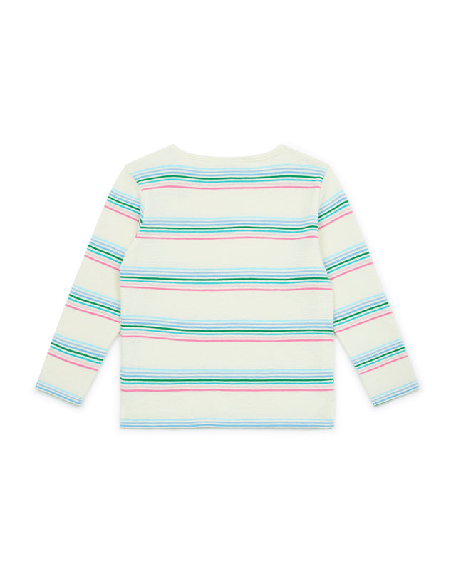T -shirt - Multicolor stripe Girl - Image alternative