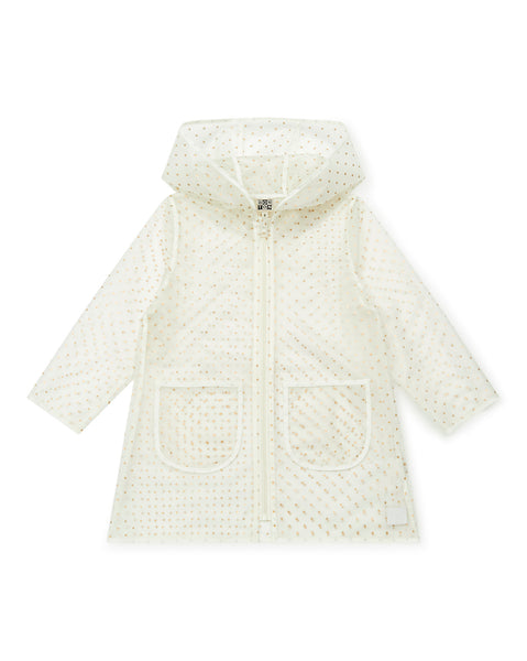 Girls white raincoat outlet
