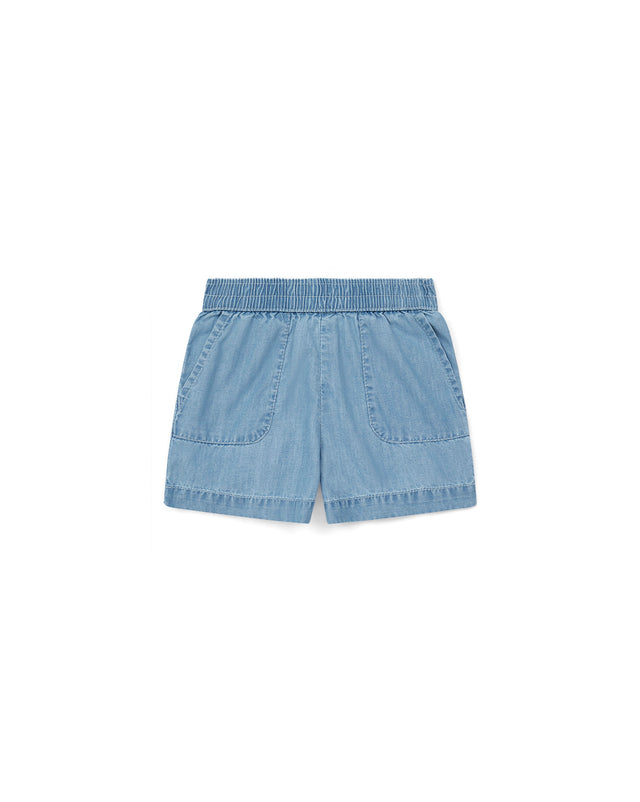 Short - Clear denim 100% cotton Baby - Image principale