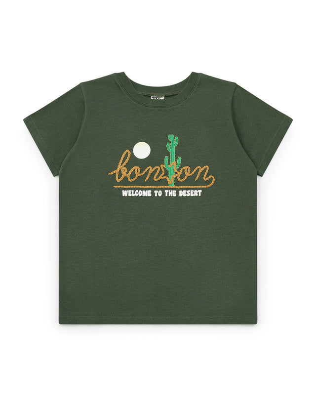 T -shirt - Boy in organic cotton Print Bonton - Image principale