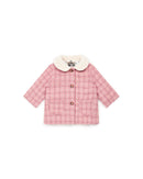 Coat - Baby Faux fur fleece Check
