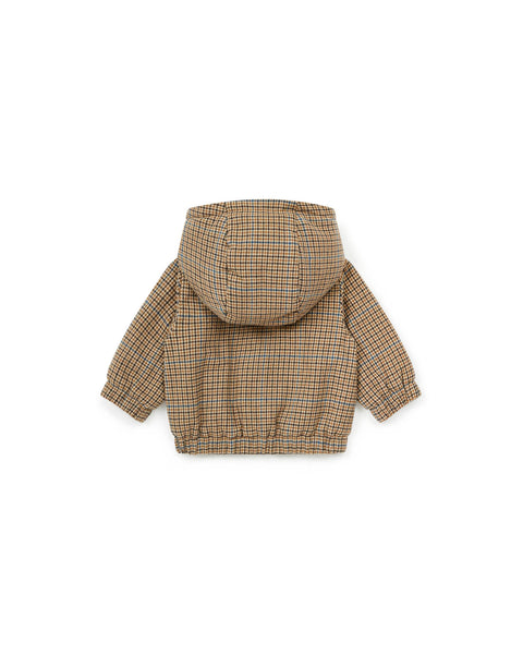 Burnou - Baby Faux fur fleece Check - Image principale