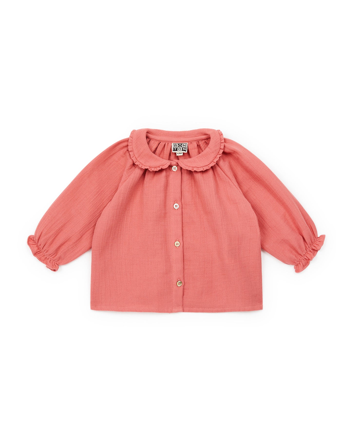 Blouse - Baby Double gauze of Organic cotton