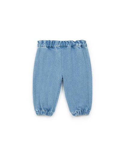 Trousers Baby Girl Denim 100% cotton