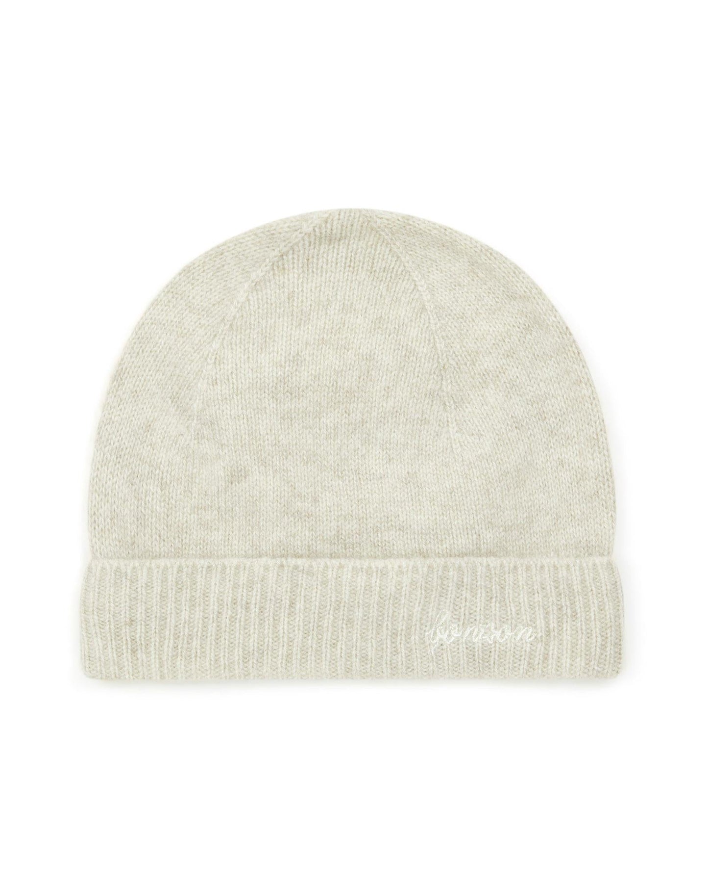 Beanie - Beige 100% Cashmere
