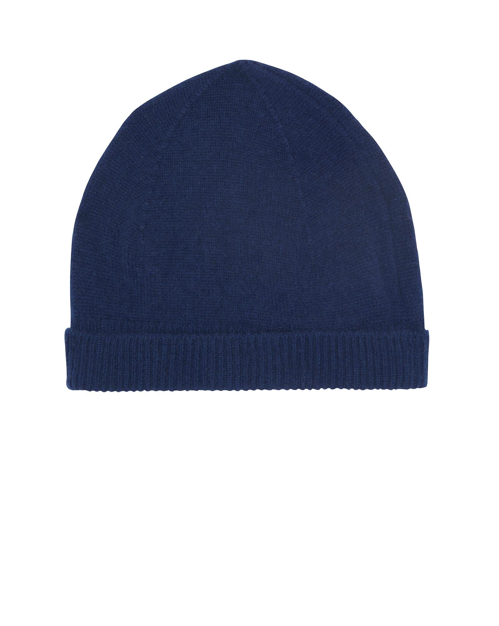 Bonnet Bleu Femme 100% cachemire