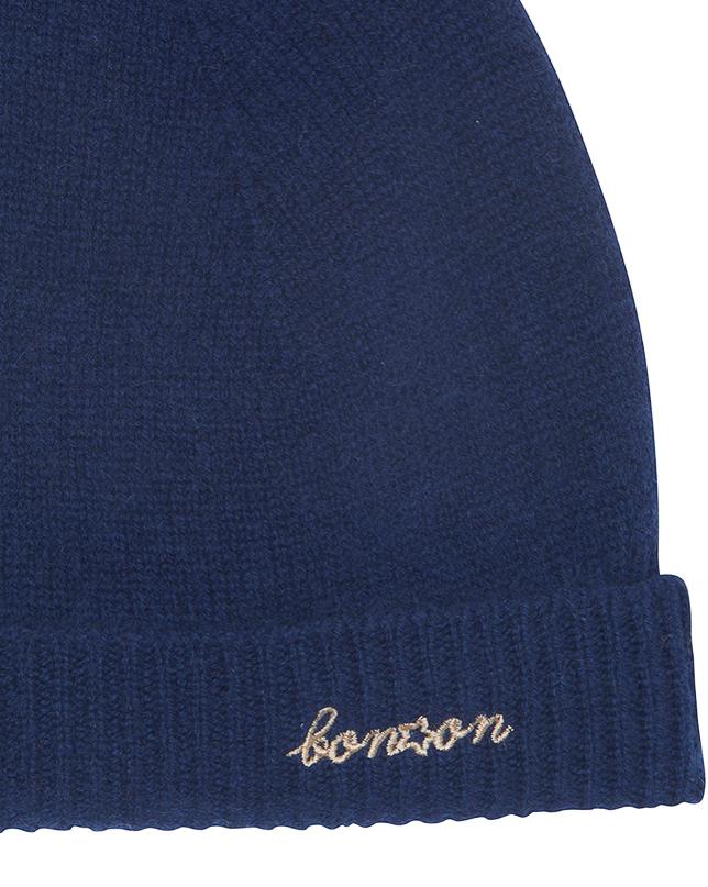 Bonnet Bleu Femme 100% cachemire