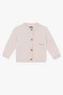 Cardigan - Rose Bébé 100% cachemire