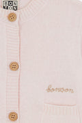 Cardigan - Pink Baby 100% Cashmere