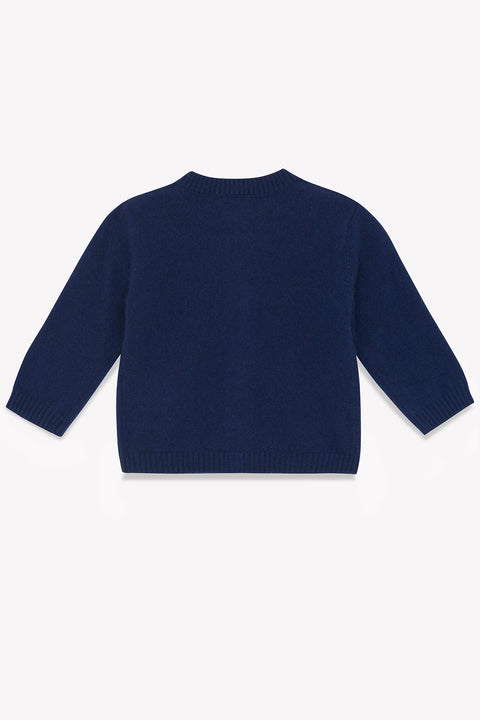 Cardigan - Bleu Bébé 100% cachemire - Image principale