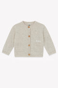 Cardigan - Beige Baby 100% Cashmere