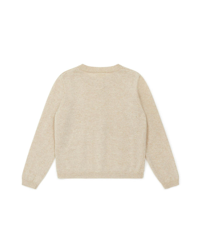 Cardigan - Beige 100% Cashmere - Image alternative