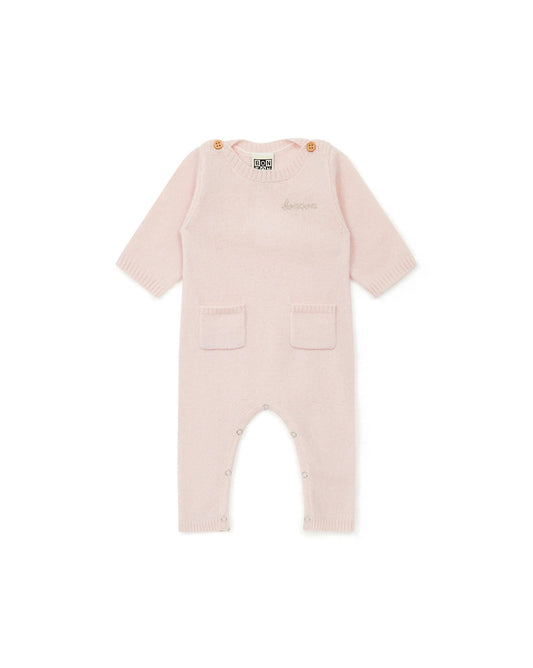 Jumpsuit Baby Pink 100% Cashmere